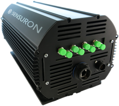 Sensuron's RTS125 rugged fiber optic sensing system