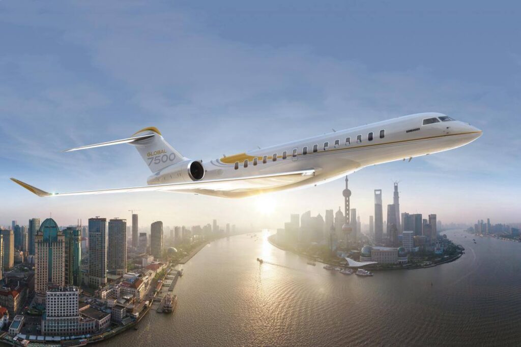 Bombardier Global 7500 business jet